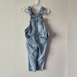 Distressed Oshkosh Overalls